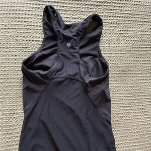 lululemon athletica Charcoal Racerback Tank Top